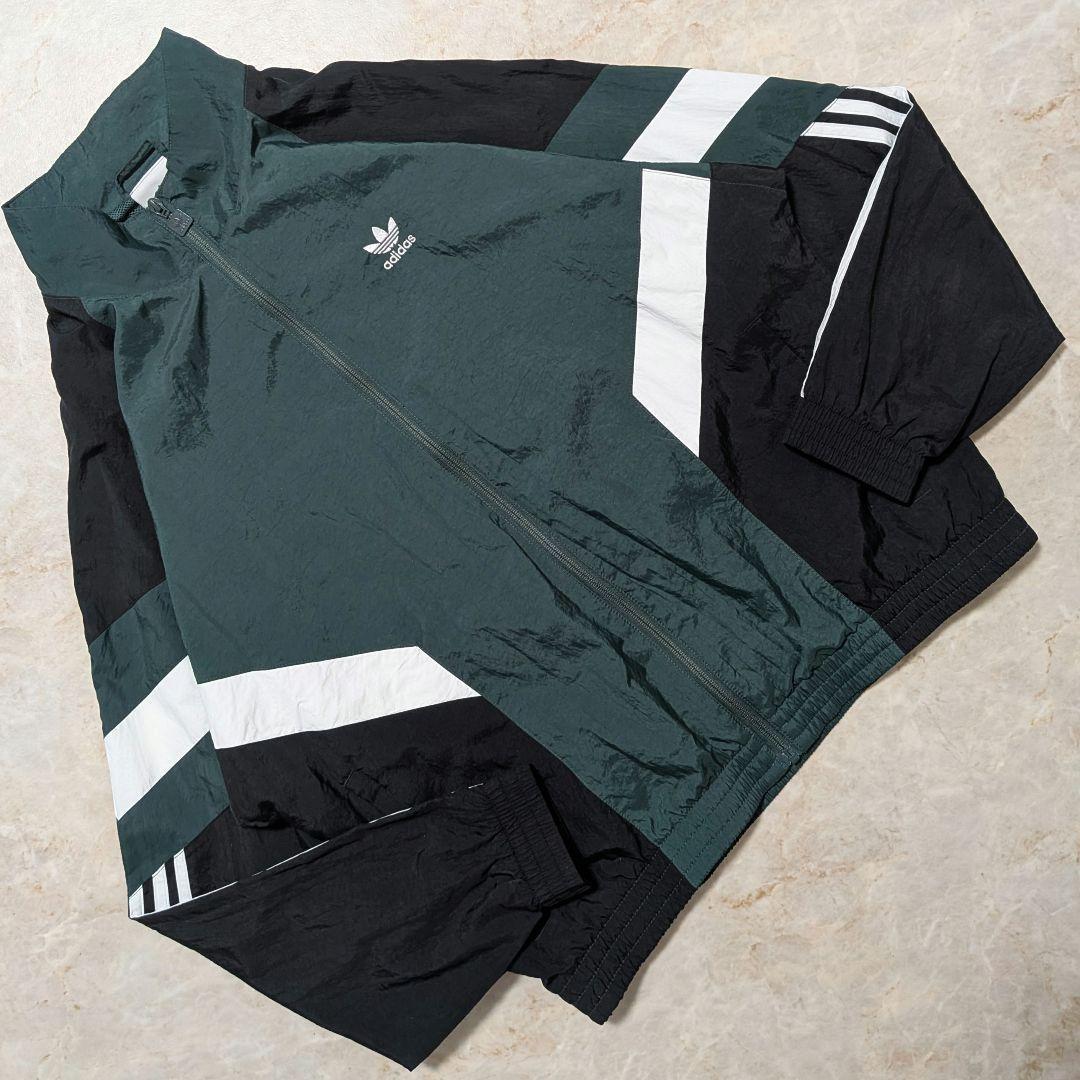 激レア⭐極美品アディダスナイロントラックジャケット常田大希 遠藤さくらXL緑黒白