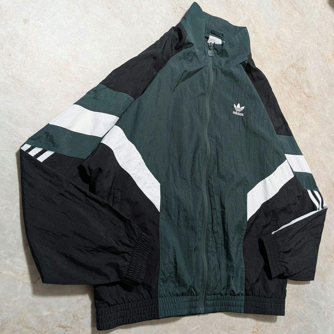 激レア⭐極美品アディダスナイロントラックジャケット常田大希 遠藤さくらXL緑黒白