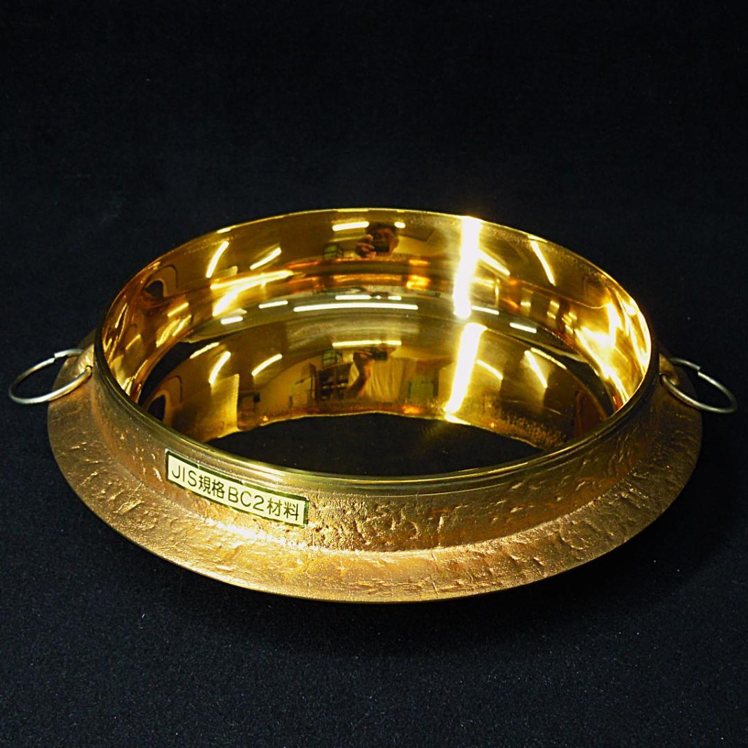 平井鋳造所 砲金鍋 すき焼鍋 1867g 在銘 未使用 栞 稀少な外箱も綺麗です