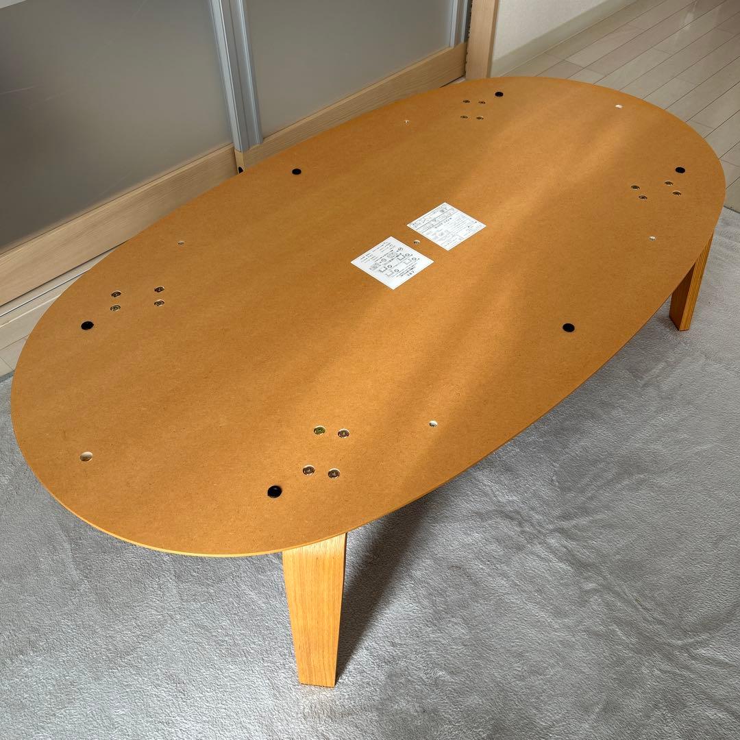 MUJI無印良品 タモ材こたつ大　布団なし