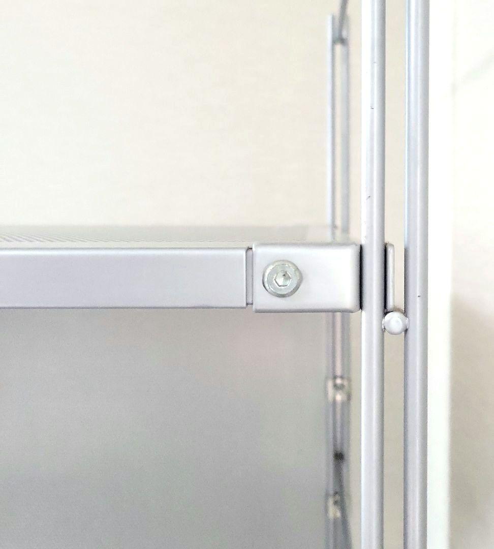 無印良品　スチールユニットシェルフ　旧モデル　廃盤グレー　ワイド・大