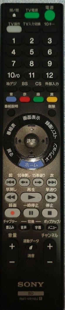 SONY bdz-zw1500 ブルーレイディスクレコーダー