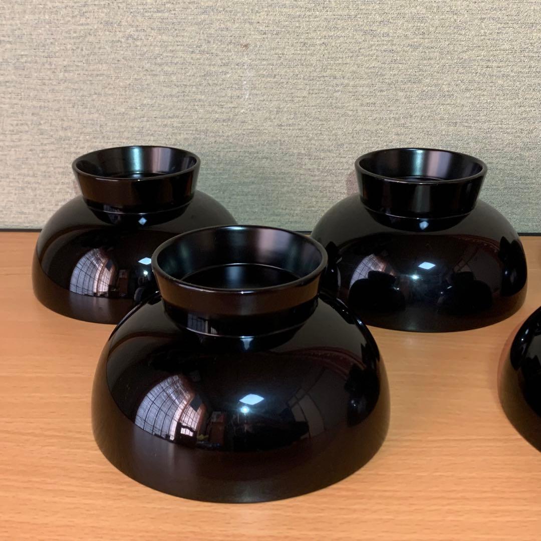 汁椀 5個セット 蓋付き