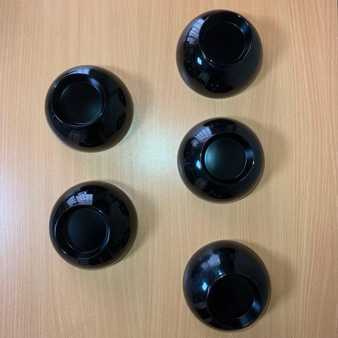 汁椀 5個セット 蓋付き