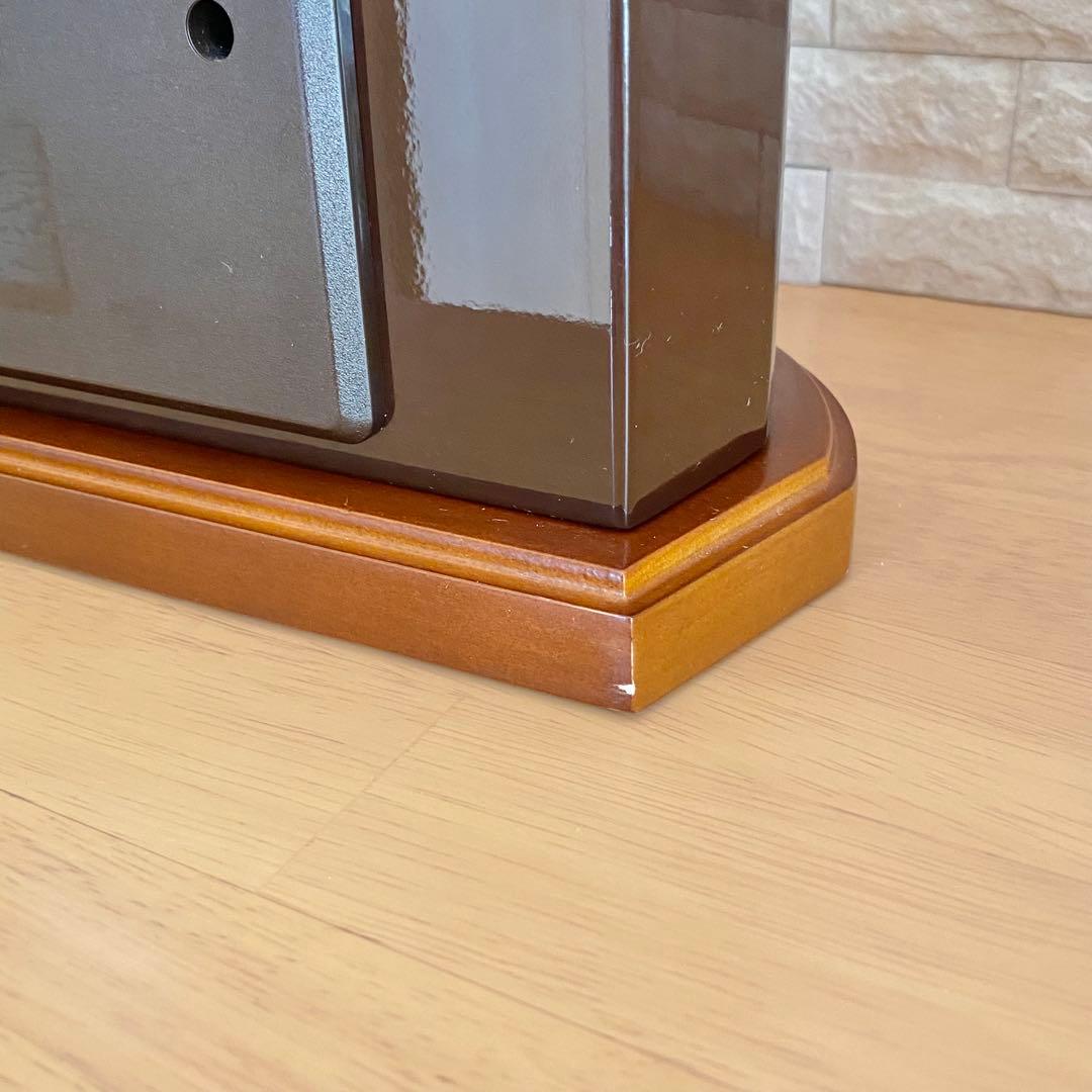 【廃盤品】 リズム RHYTHM 電波時計 置き時計 回転　4RY701HG04