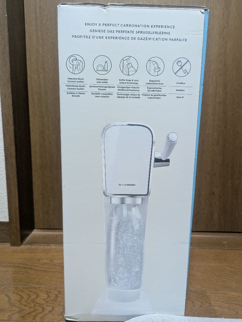 【新品未使用】 SodaStream ART 炭酸水メーカー SSM1103