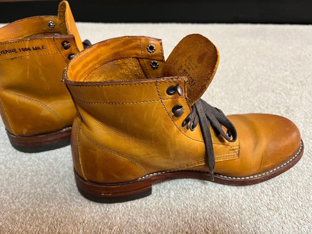 ウルヴァリン Wolverine 1000 Mile ブーツ ブラウン