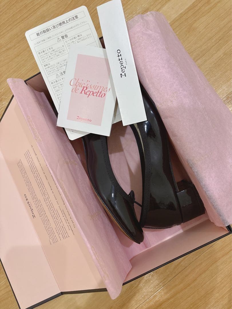 repetto レペットフラットバレーシューズ ブラック 37