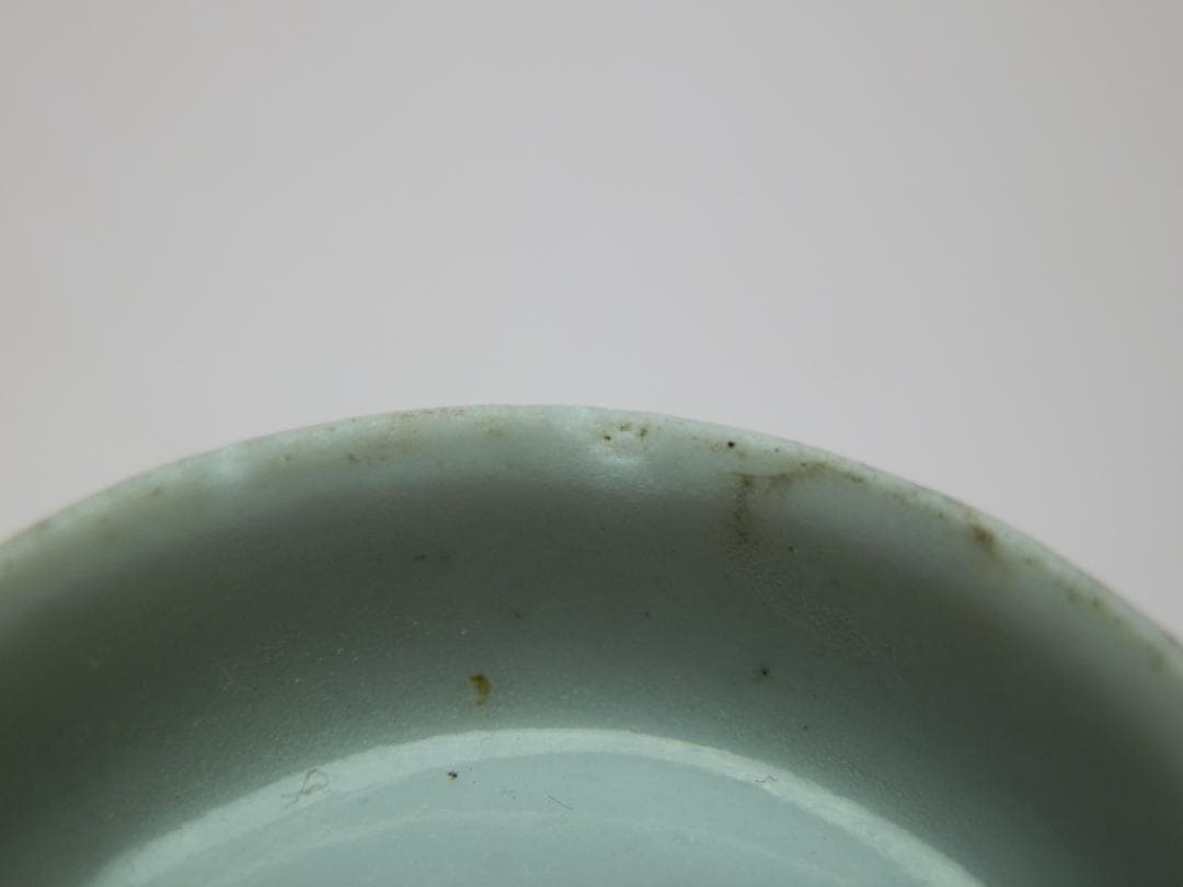 明治～大正期頃 金魚紋 平盃 ぐい吞み お猪口 E1224