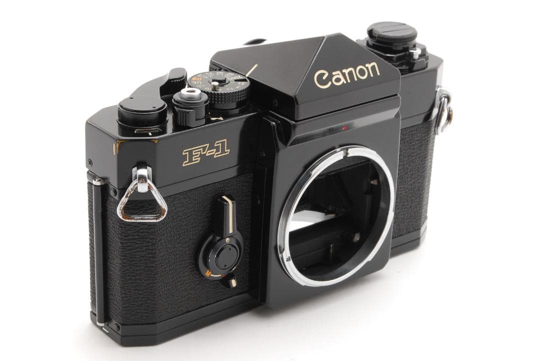Canon 旧F-1 前期 ブラック フィルム一眼レフカメラ 動作確認済み