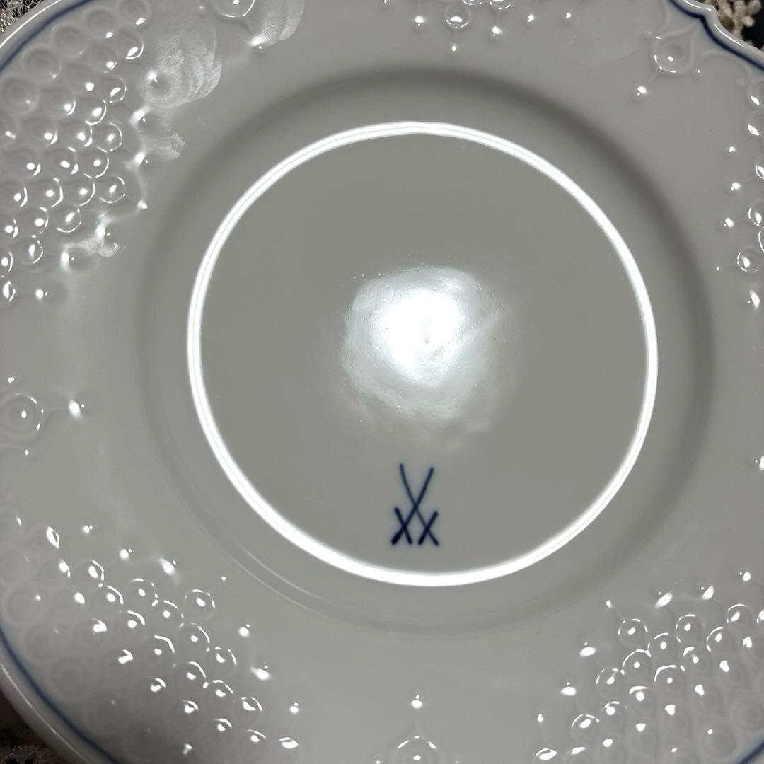 最終価格　マイセン　開窯300周年プレート　双剣