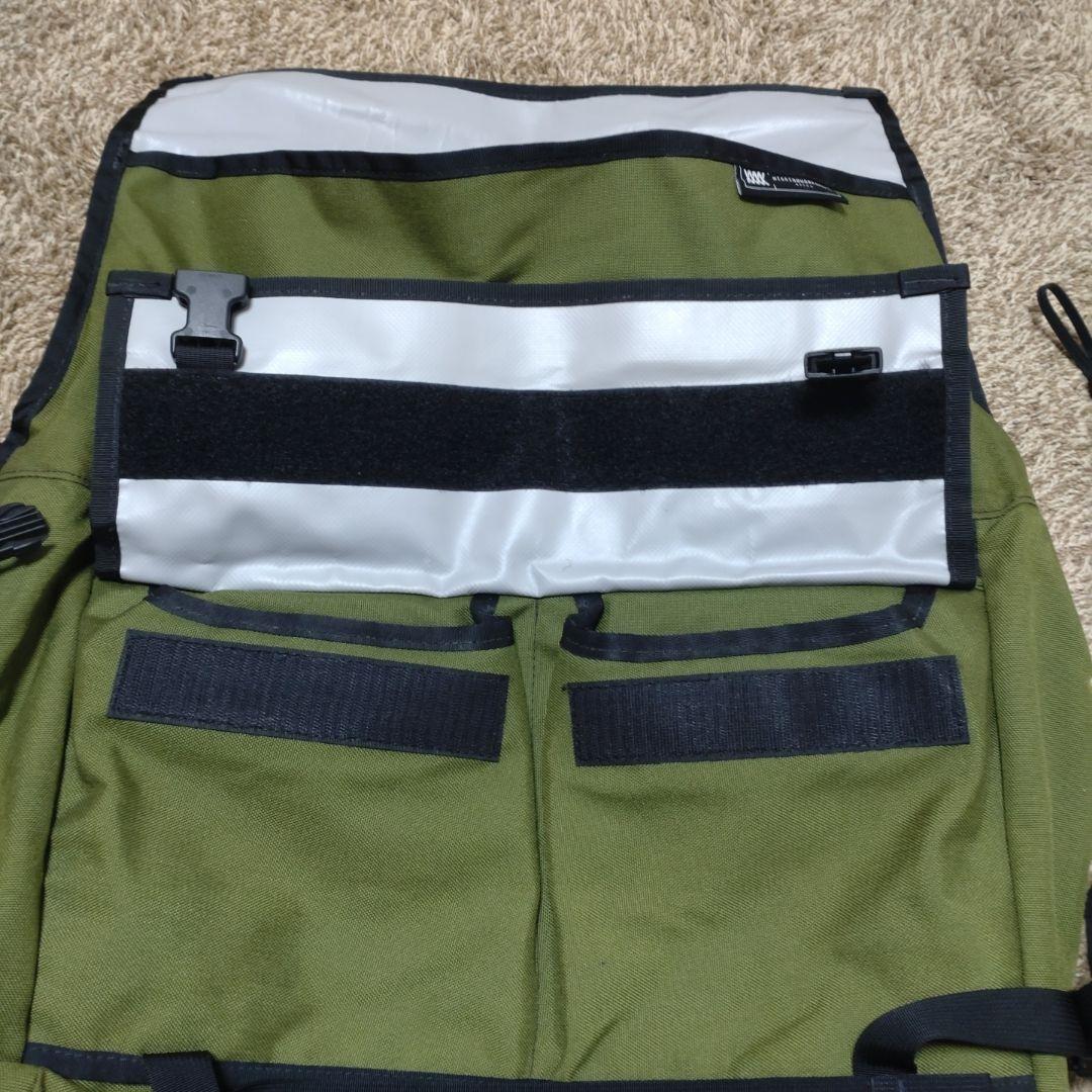 ミッションワークショップ　カーキ　メッセンジャーバック