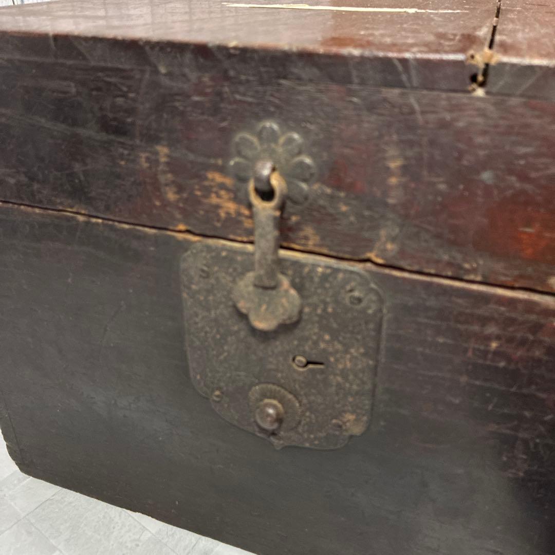 古道具 小物入れ 引出し 骨董 明治 当時物 時代物 木製 レトロ 鍵なし