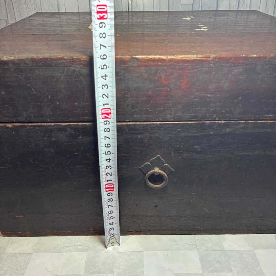 古道具 小物入れ 引出し 骨董 明治 当時物 時代物 木製 レトロ 鍵なし