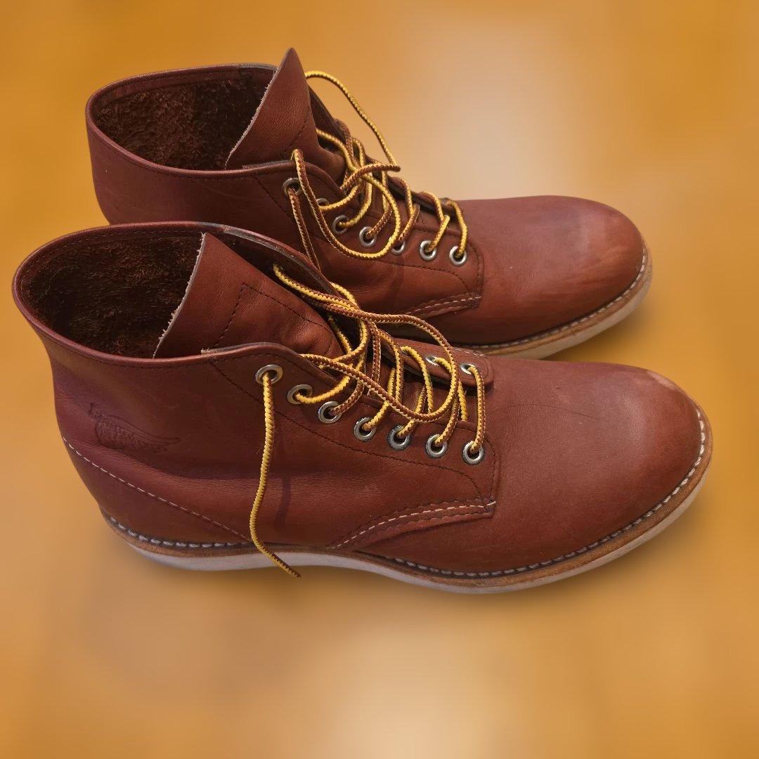 RED WING SHOES ブラウン ハイカットブーツ 7 USA9105