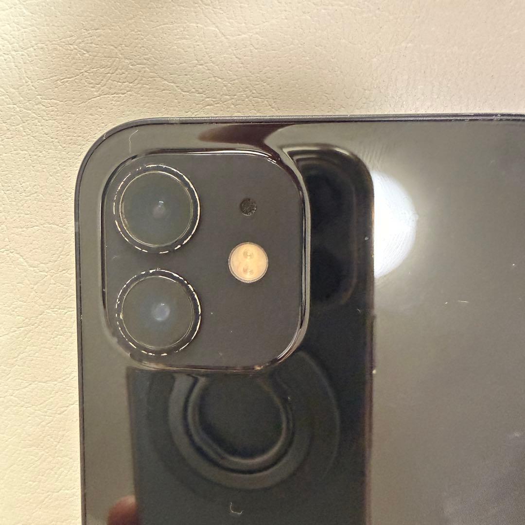 iPhone12 ブラック 256GB SIMフリー 画面割れあり 動作確認済