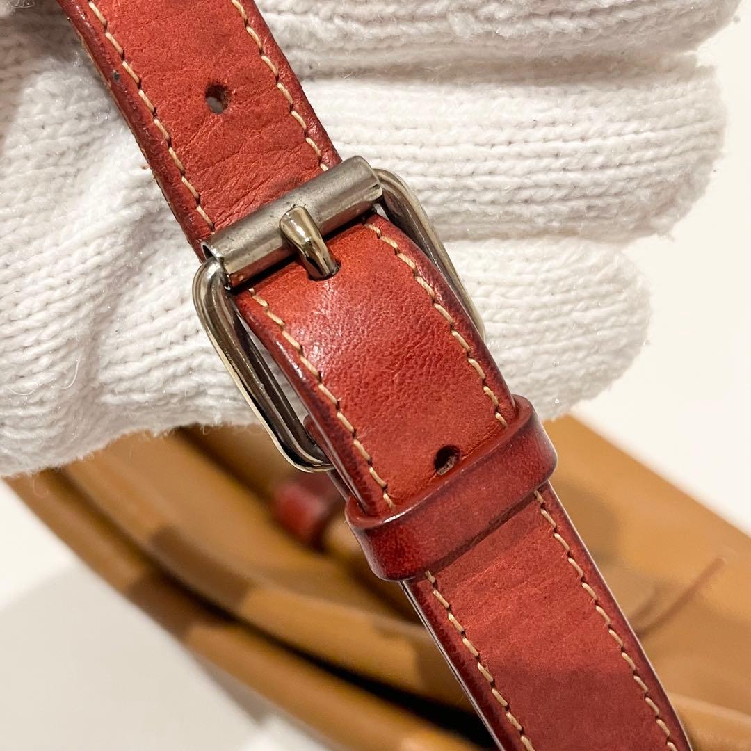 【希少】ハンティングワールド　ショルダーバッグ　ワンショルダーバッグ　レザー