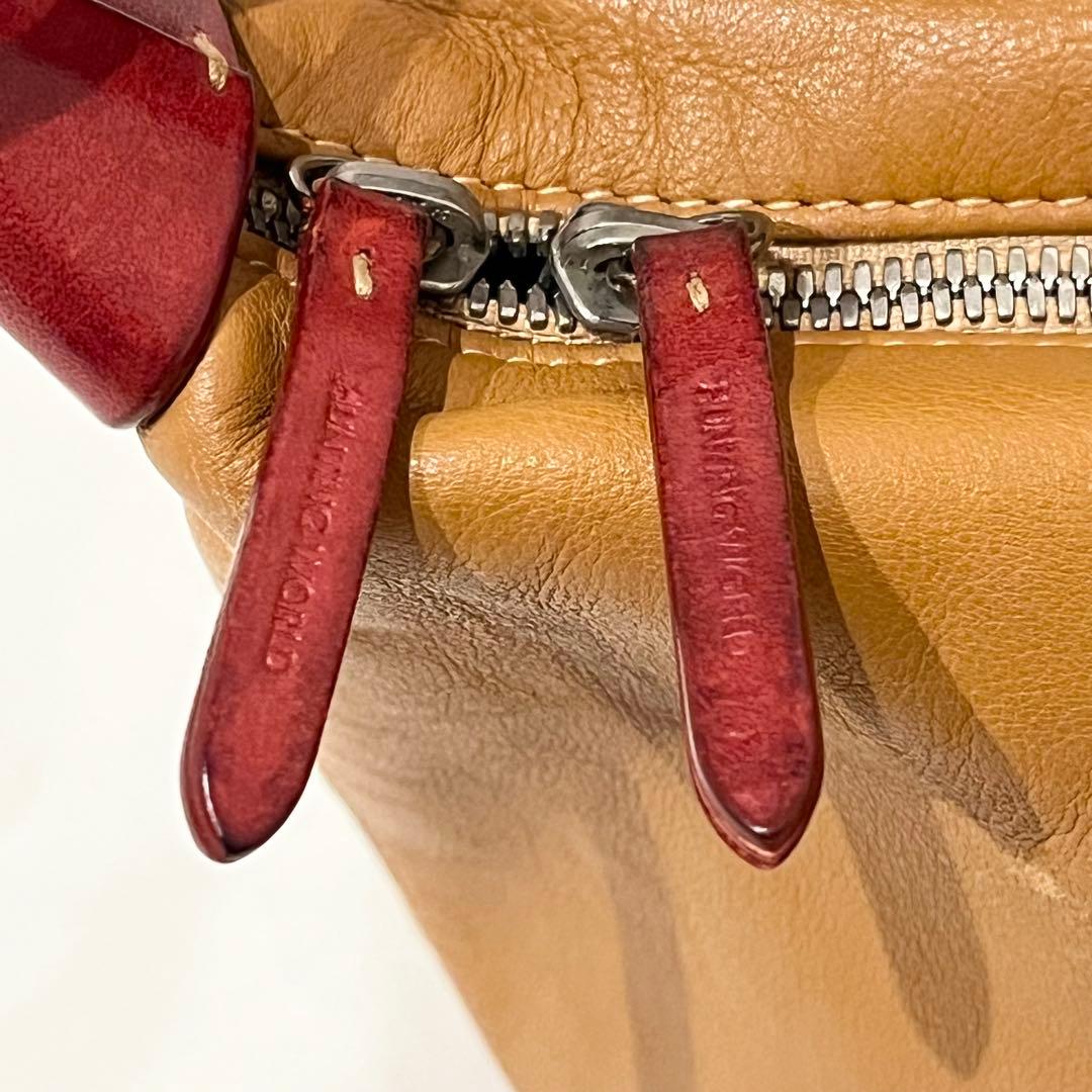 【希少】ハンティングワールド　ショルダーバッグ　ワンショルダーバッグ　レザー