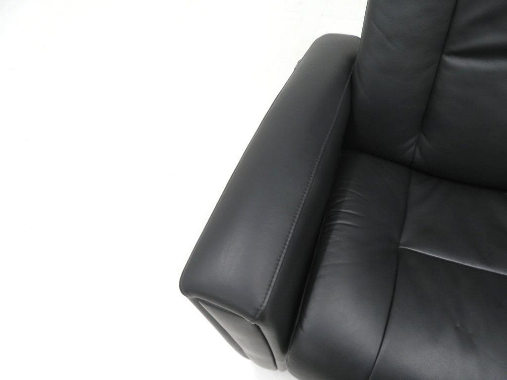 展示品　シモンズ　フィヨルド　総本革　レザー　ラブソファ　2人掛けソファ