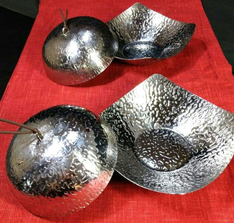 ♥奨め一押し【 高級ステンレス皿 食器 】&【卓上一人鍋用】2セット