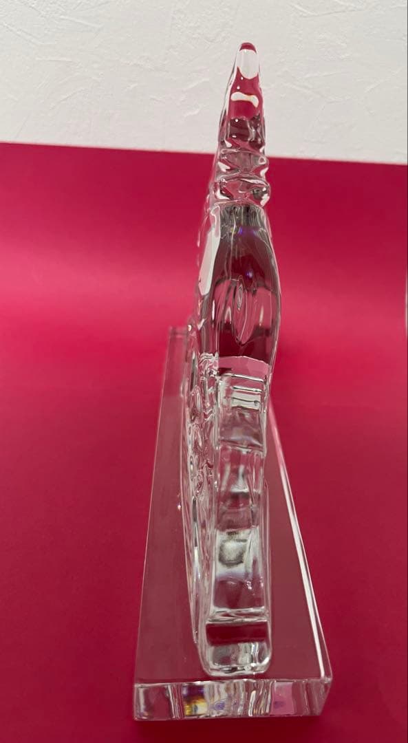 【即決価格】 BACCARAT バカラ クリスタル 鹿 置物