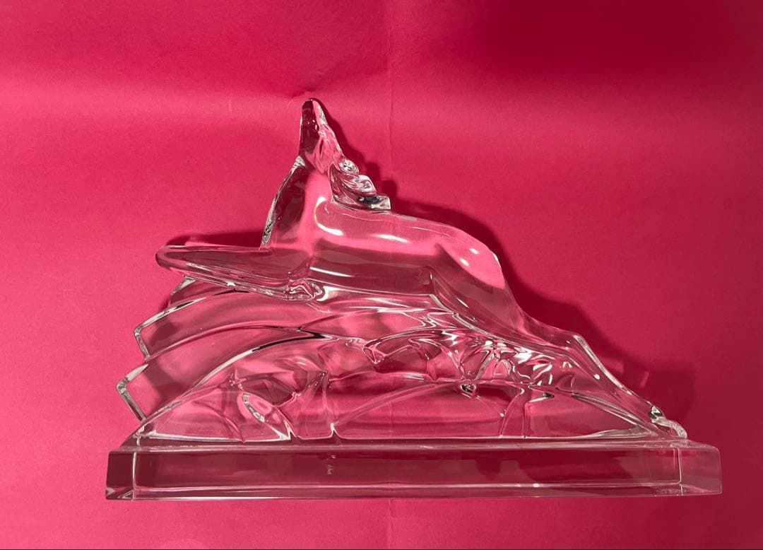 【即決価格】 BACCARAT バカラ クリスタル 鹿 置物