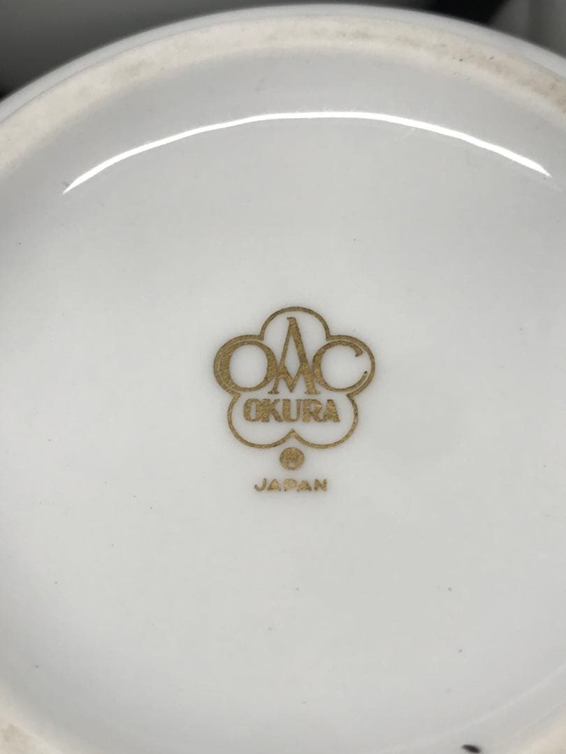 【USED】大倉陶園　ティーセット　ティーポット　クリーマー　シュガーポット