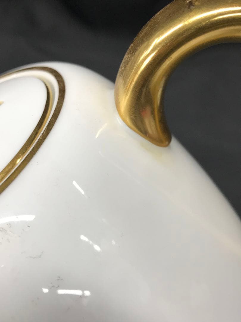 【USED】大倉陶園　ティーセット　ティーポット　クリーマー　シュガーポット