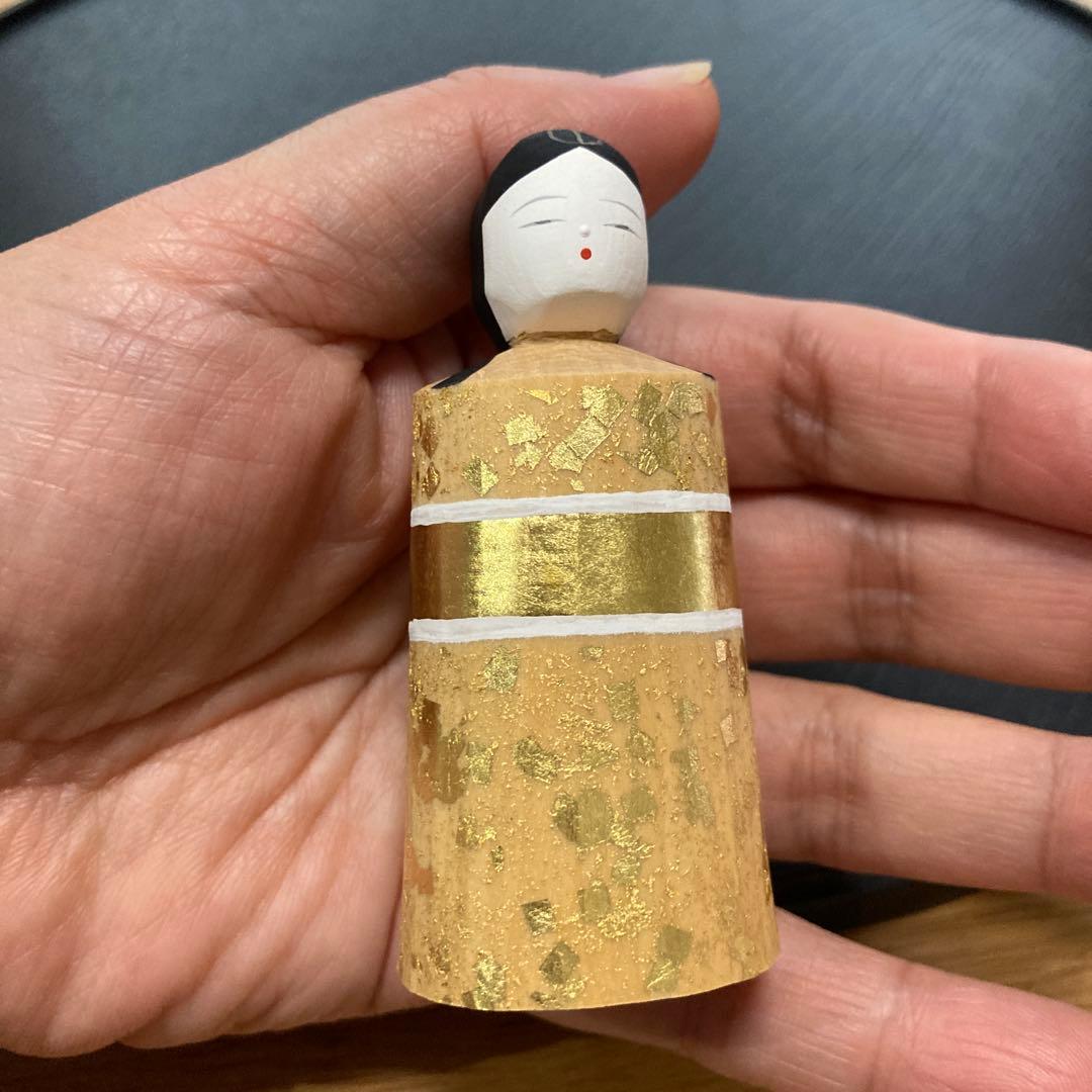 一刀彫 南雲 雛人形 ミニ雛人形 春 台座付き　ひな祭り 置物 インテリア