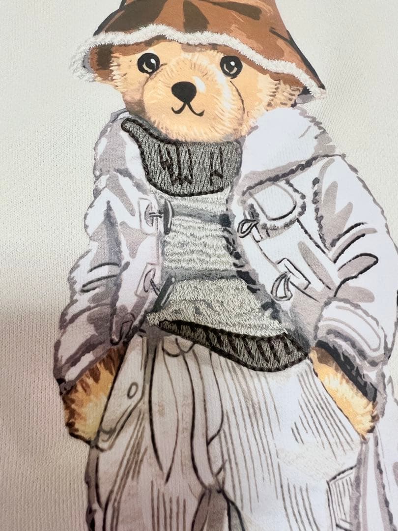 セールPoloラルフローレントレーナースウェットポロベア　裏起毛