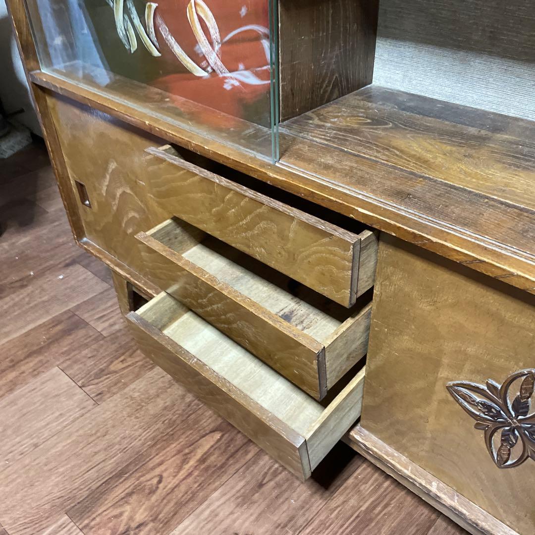 ヴィンテージ家具　ミッドセンチュリー　サイドボード　アンティーク　レトロ　飾り棚