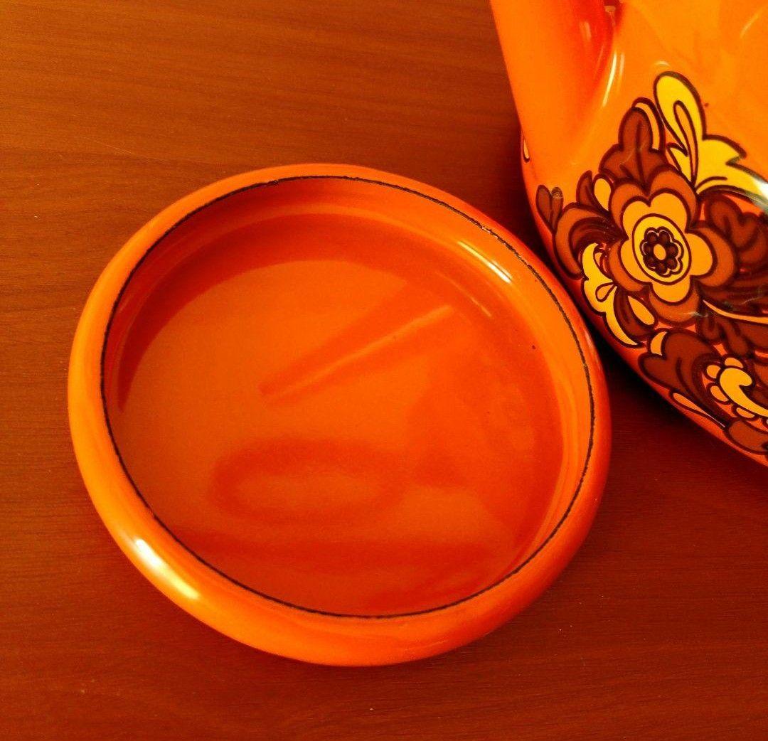 ツ*ラ様 Vintage☆琺瑯花柄ケトル☆Tiffany★箱付新品