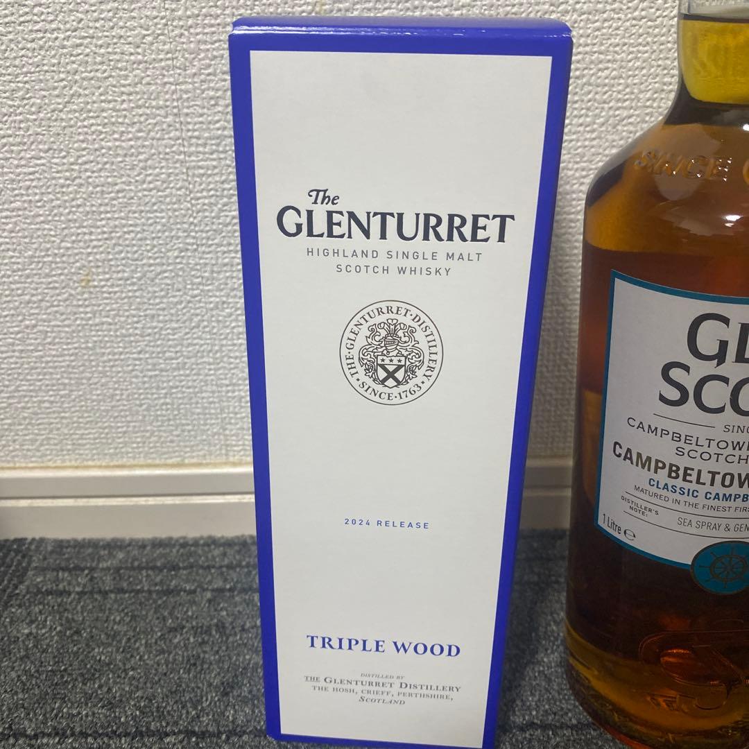 ウィスキー2本セットGLENTURRET 2024リリース GLENSCOTIA