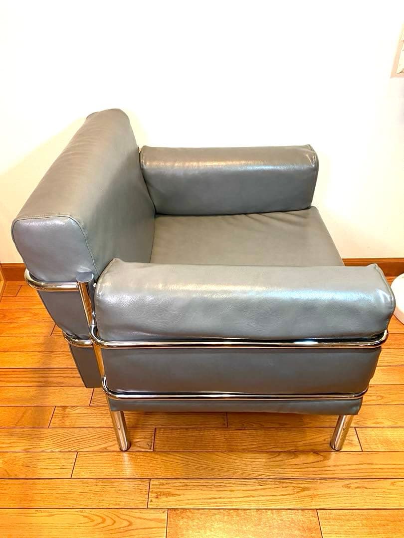 innovator イノベーター パルピット 一人用ソファ レザー仕様 グレー