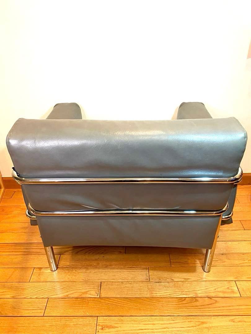 innovator イノベーター パルピット 一人用ソファ レザー仕様 グレー