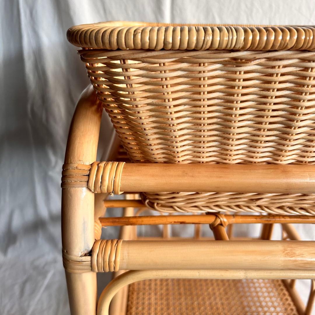 【新品・未使用品】脱衣所用ラタン収納