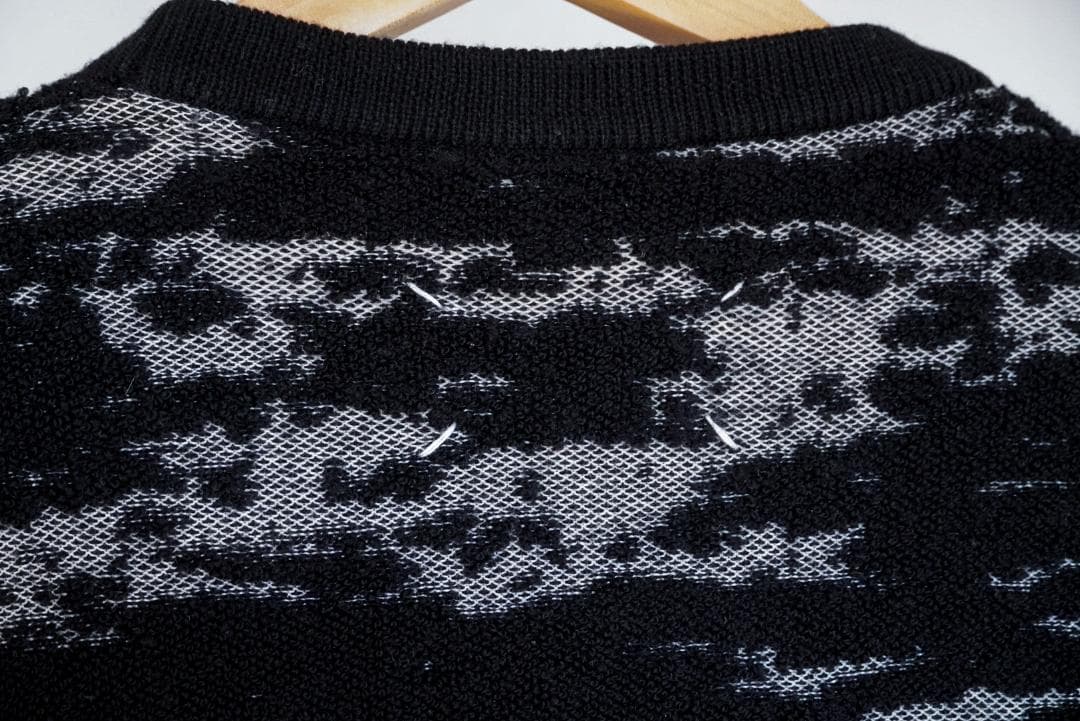 【14AW名作】メゾンマルタンマルジェラ ジャガードウールニット S