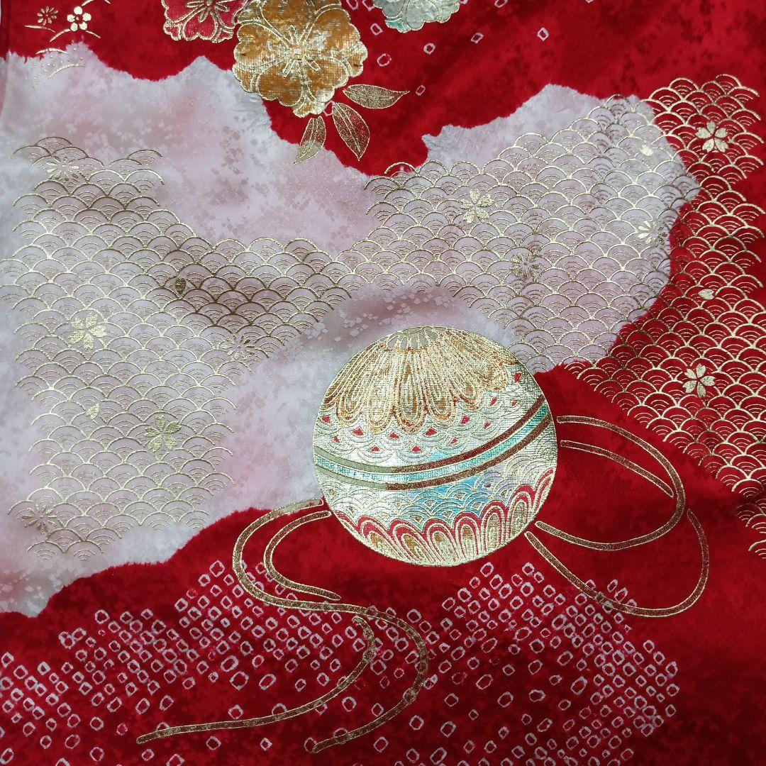 七五三、3歳用絞り着物 フルセット