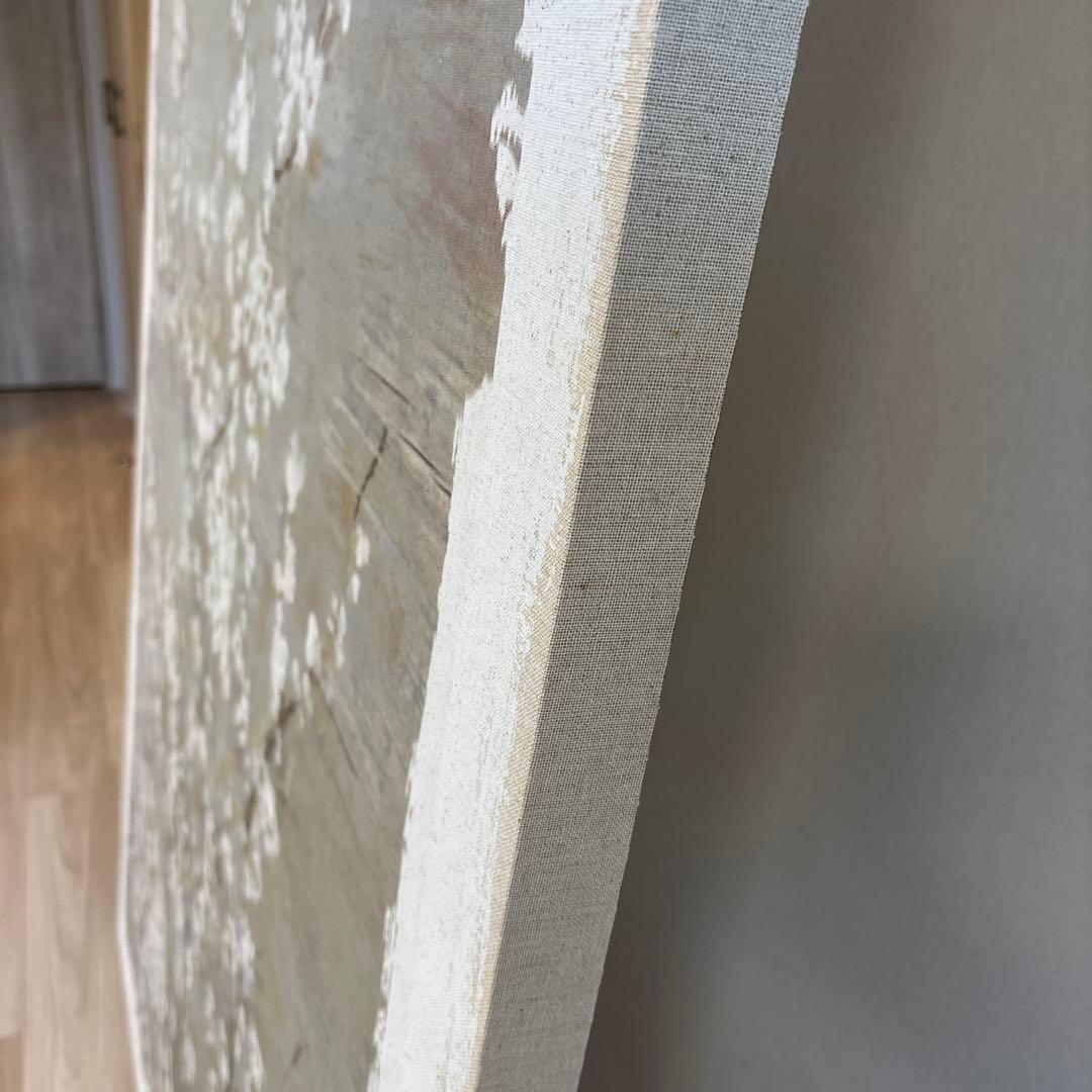 送料込み❣️早物勝ち❣️大幅値下げ！‼️サラグレース　グレー背景の桜装飾画