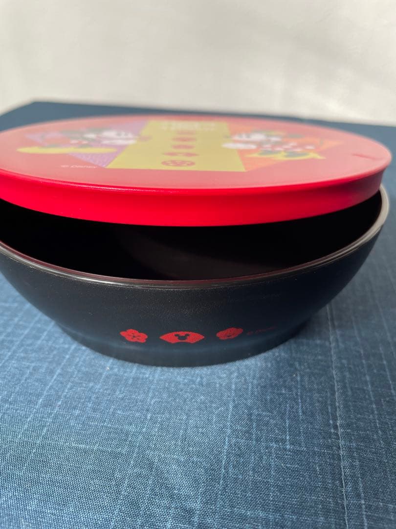 タッパーウェア　ミッキー　重ねうつわ　ラウンド　スクエア　ディズニー