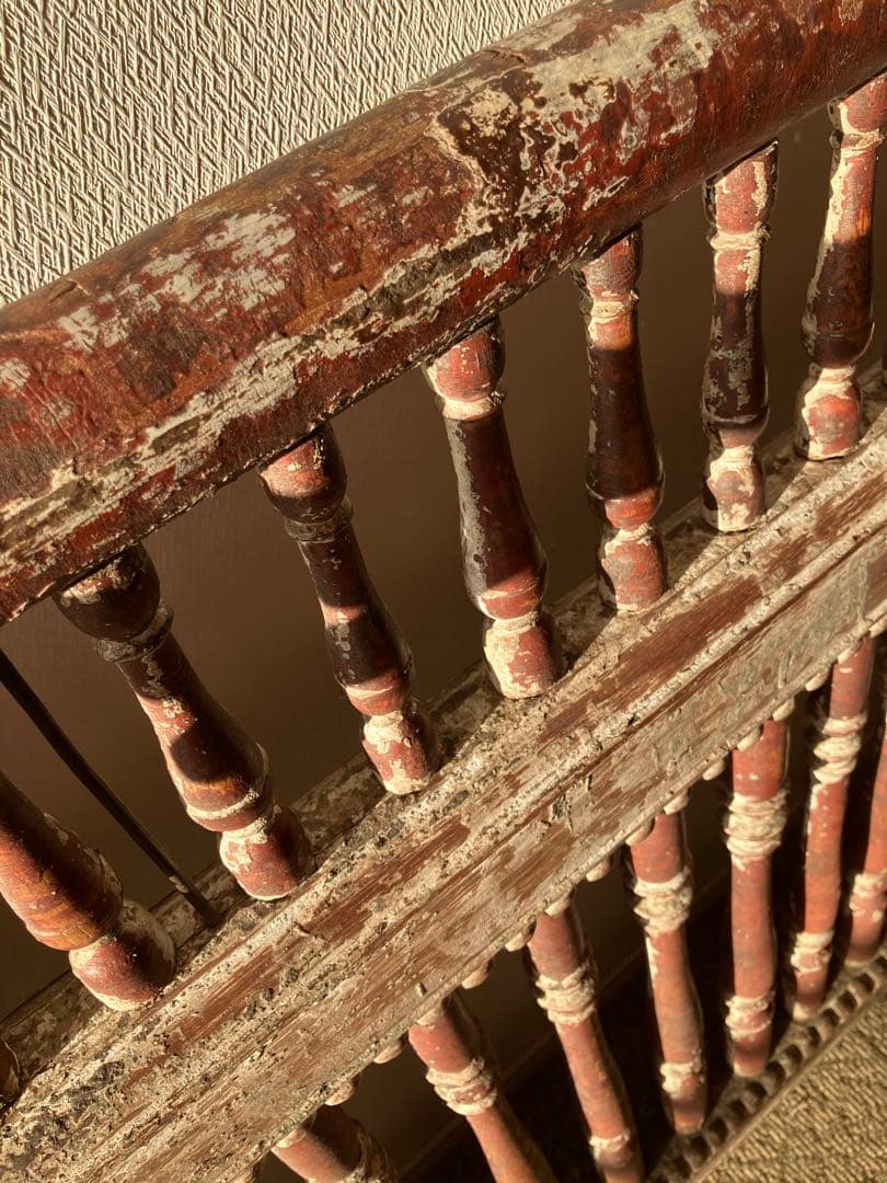 インド アンティーク 木製フェンス　子供部屋 19世紀