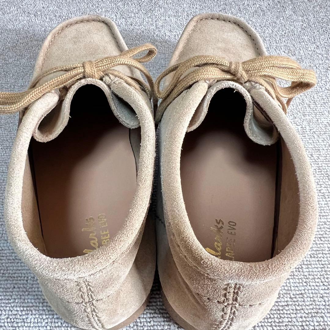 美品✨Clarks wallabee EVO ベージュ スエード EU42