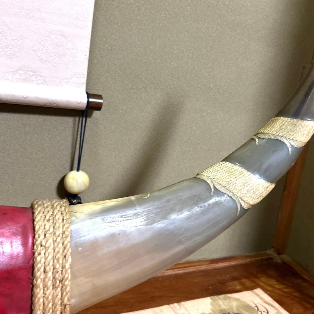 水牛 角 龍　置物 インテリア　骨董品