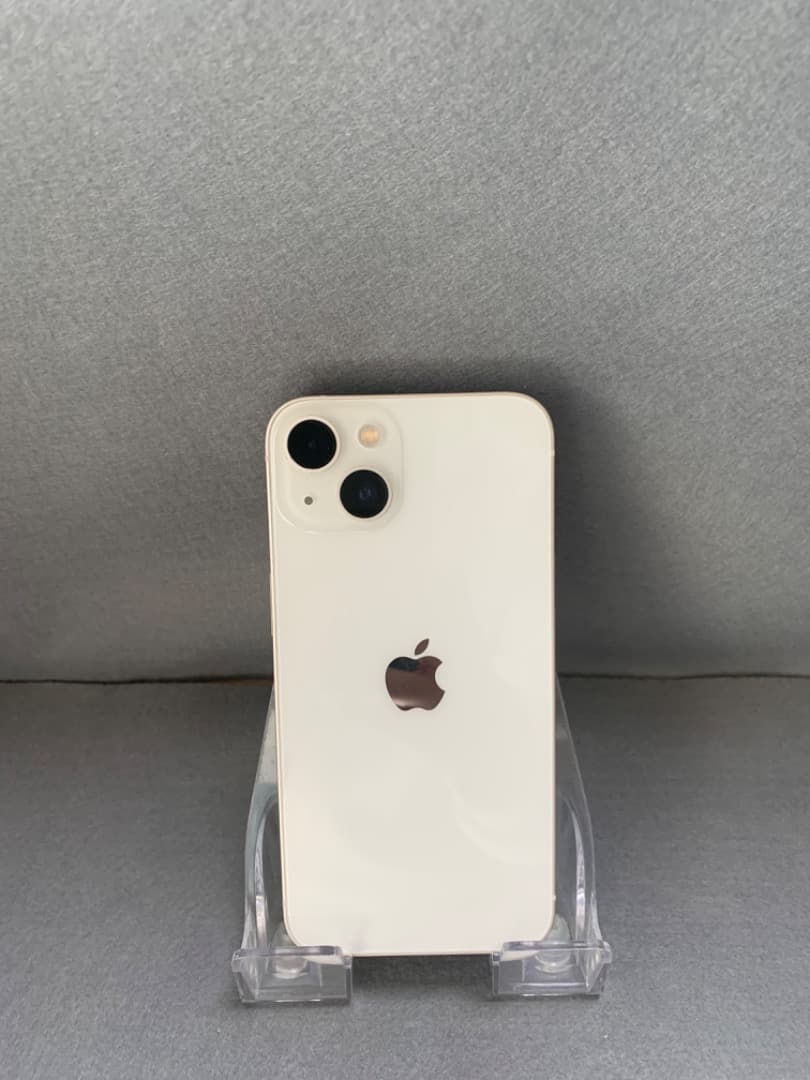 中古美品 国内版 SIMフリー iPhone13 128GB スターライト色
