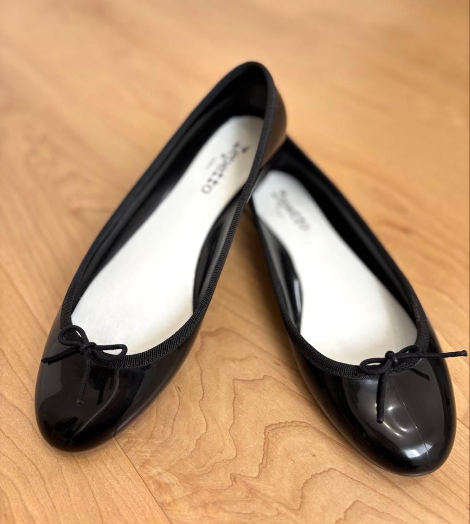 【新品未使用】Repetto レペット バレエシューズ サンドリオン 黒 39