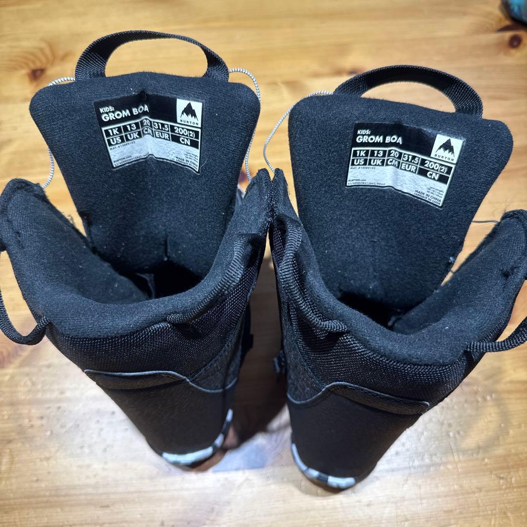 美品)子供用スノーボードブーツ GROM BOA 20cm