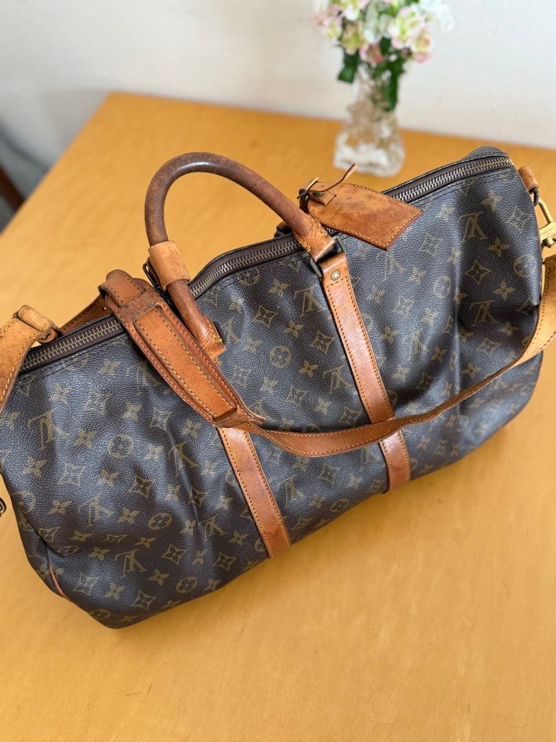 直営店購入ルイヴィトン　Louis Vuitton キーポル バンドリエール50