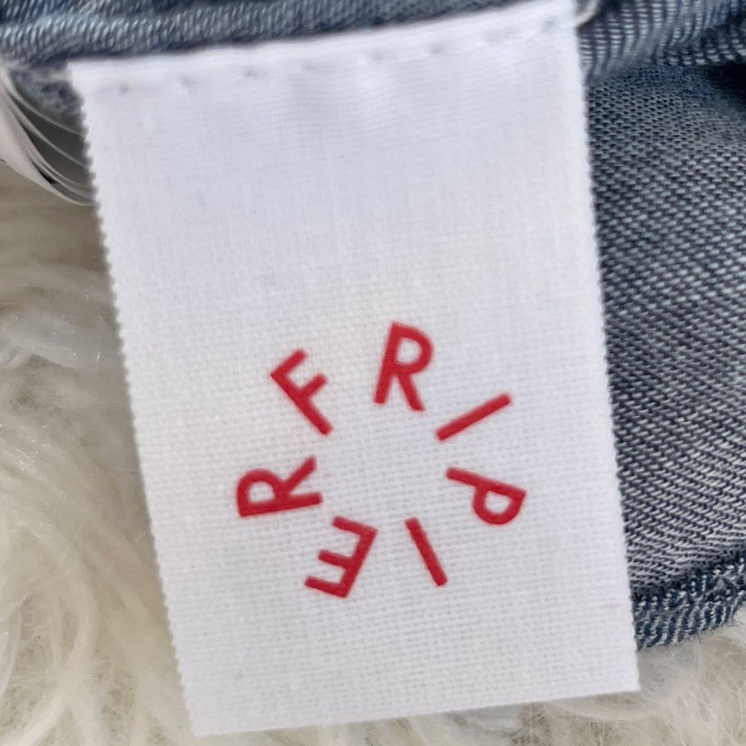 ビアズリー 《FRIPIER》シフォンデニムシャツ　Fサイズ