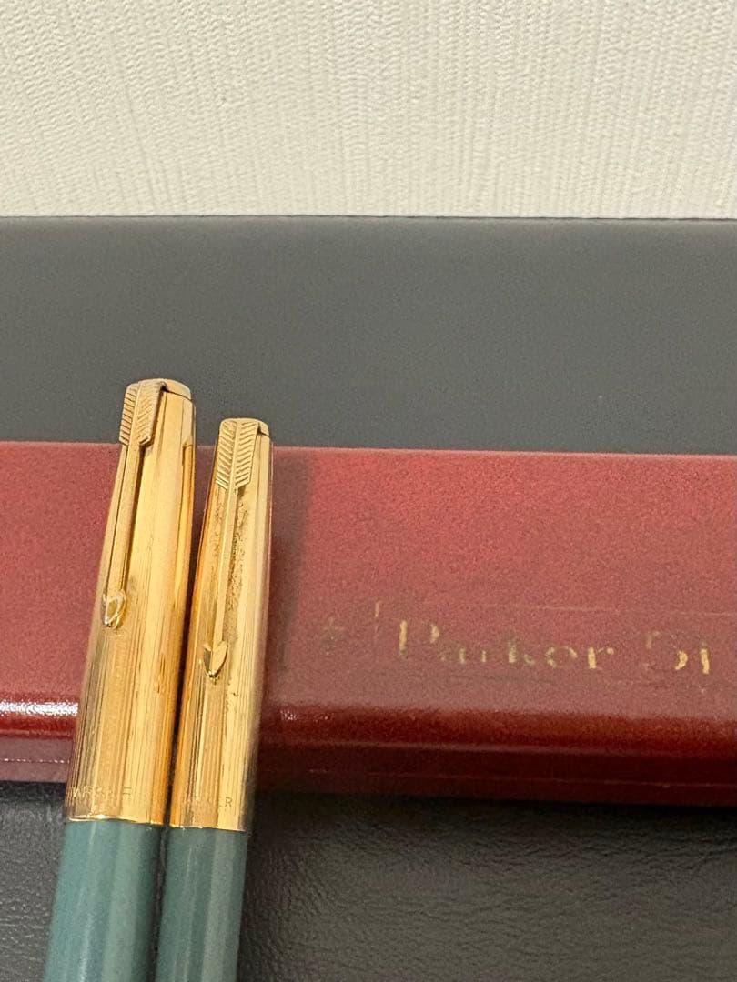 Parker 51 万年筆・ボールペンセット　グレーグリーン