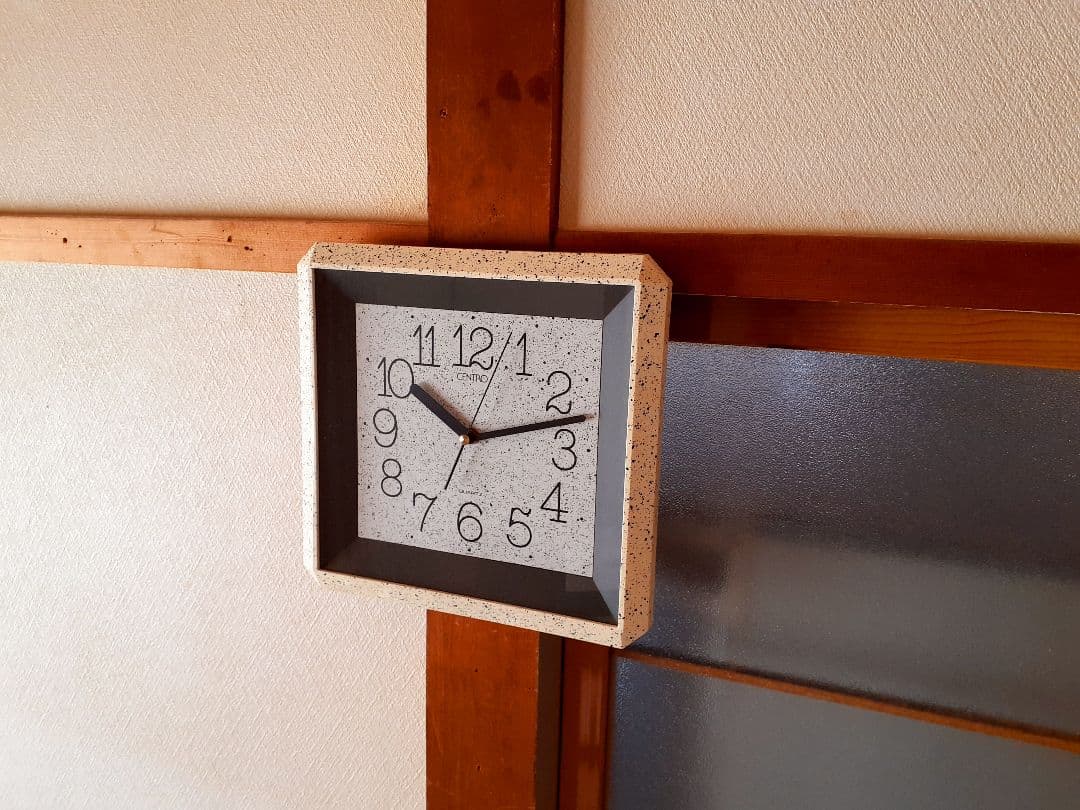 CENTRO　掛け時計　ポストモダン　ビンテージ　レトロ　マーブル